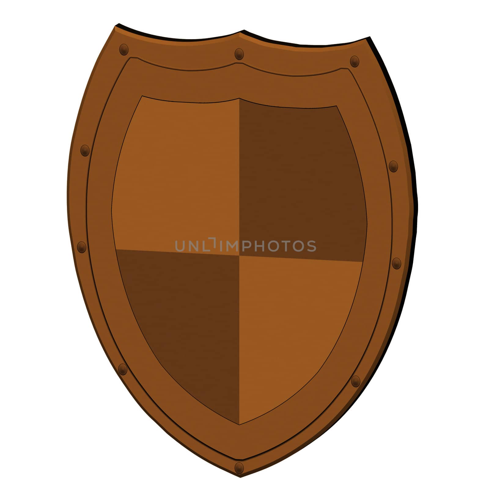 Image of a shield, as protection concept. You can place your logo.