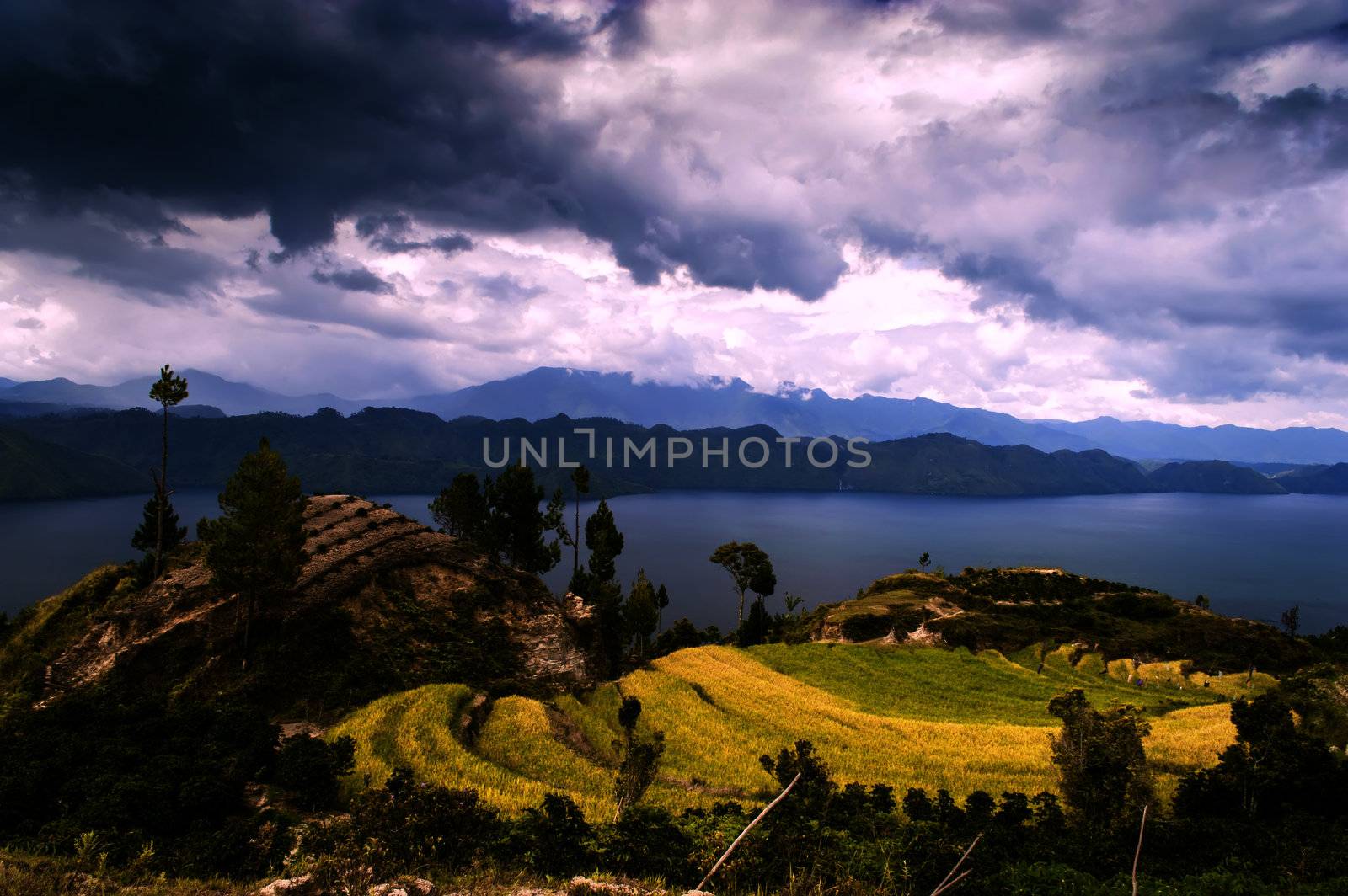 Storm Front over Toba Lake. by GNNick