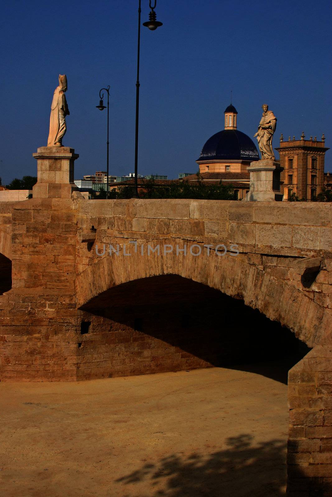 The Puente del Real is the oldest bridge of Valencia