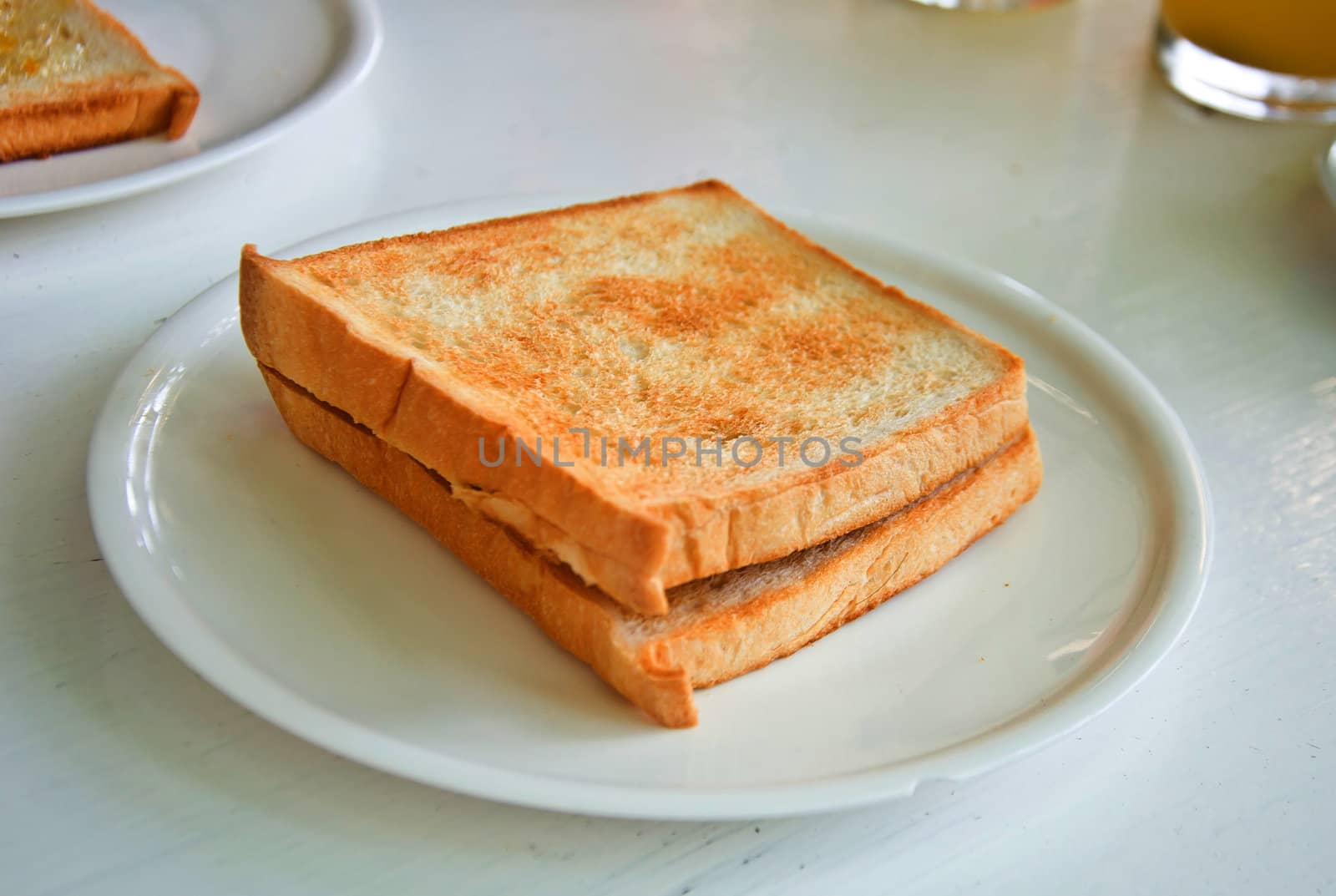 toast for breakfast meal