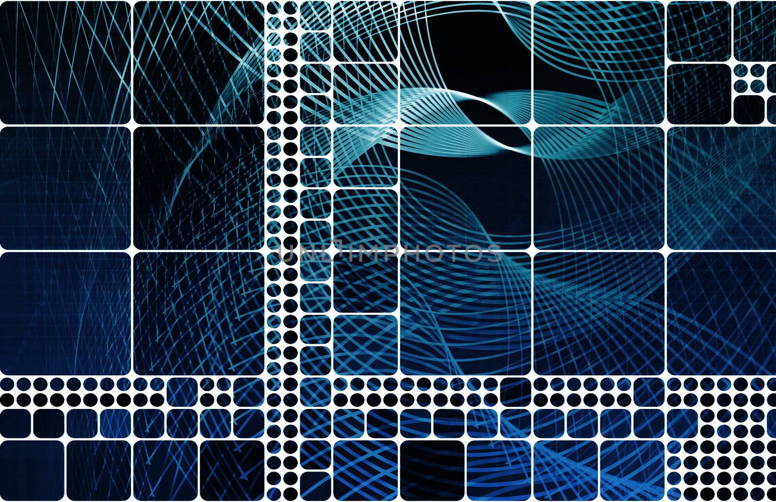 Colorful Squares Background with a Edit Blocks