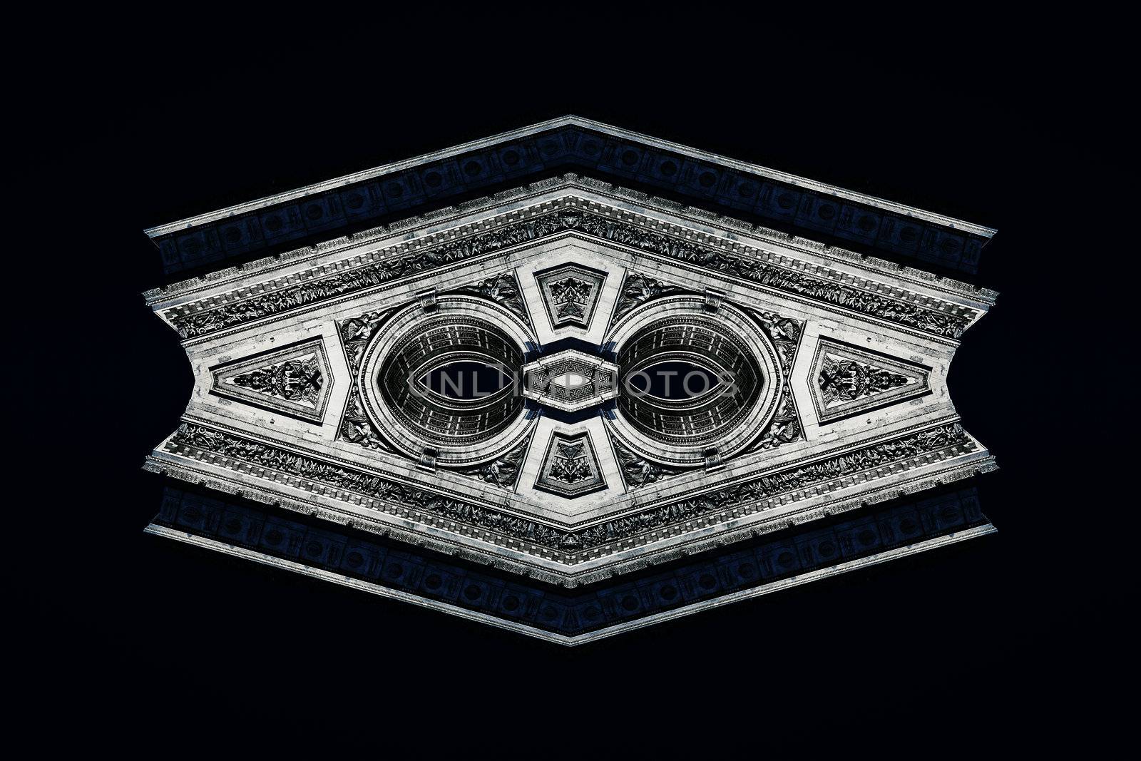 An abstract view of Arc de Triomphe, Paris