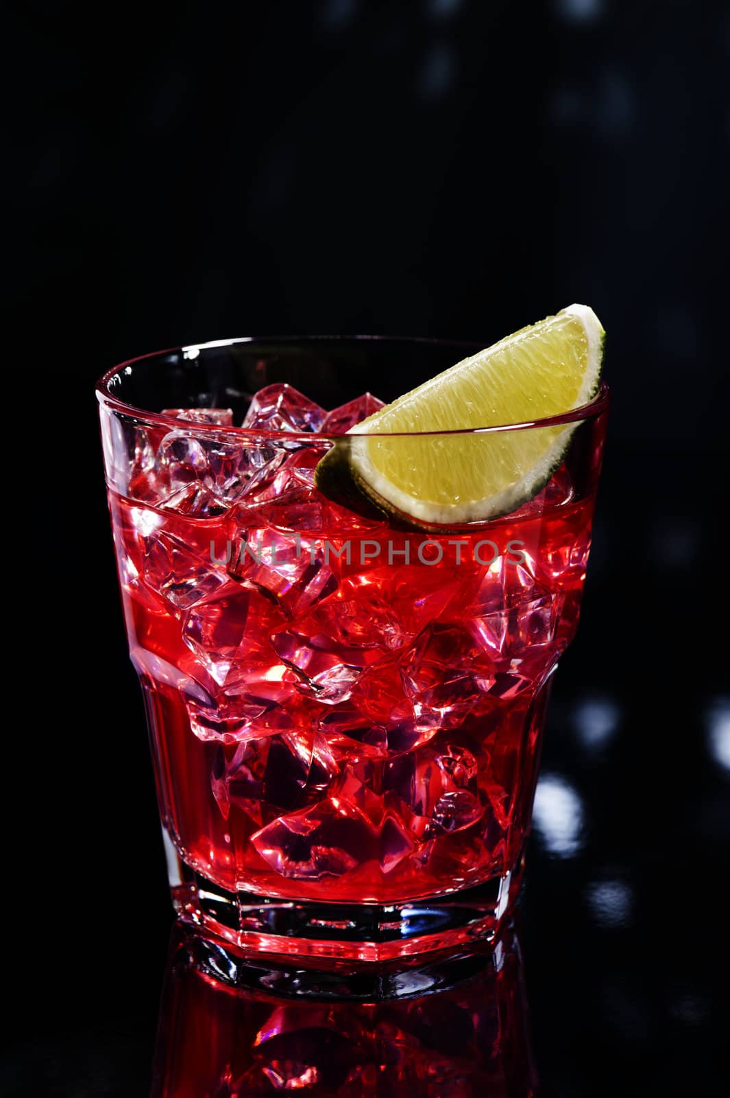 Red Campari Cocktail  by 3523Studio