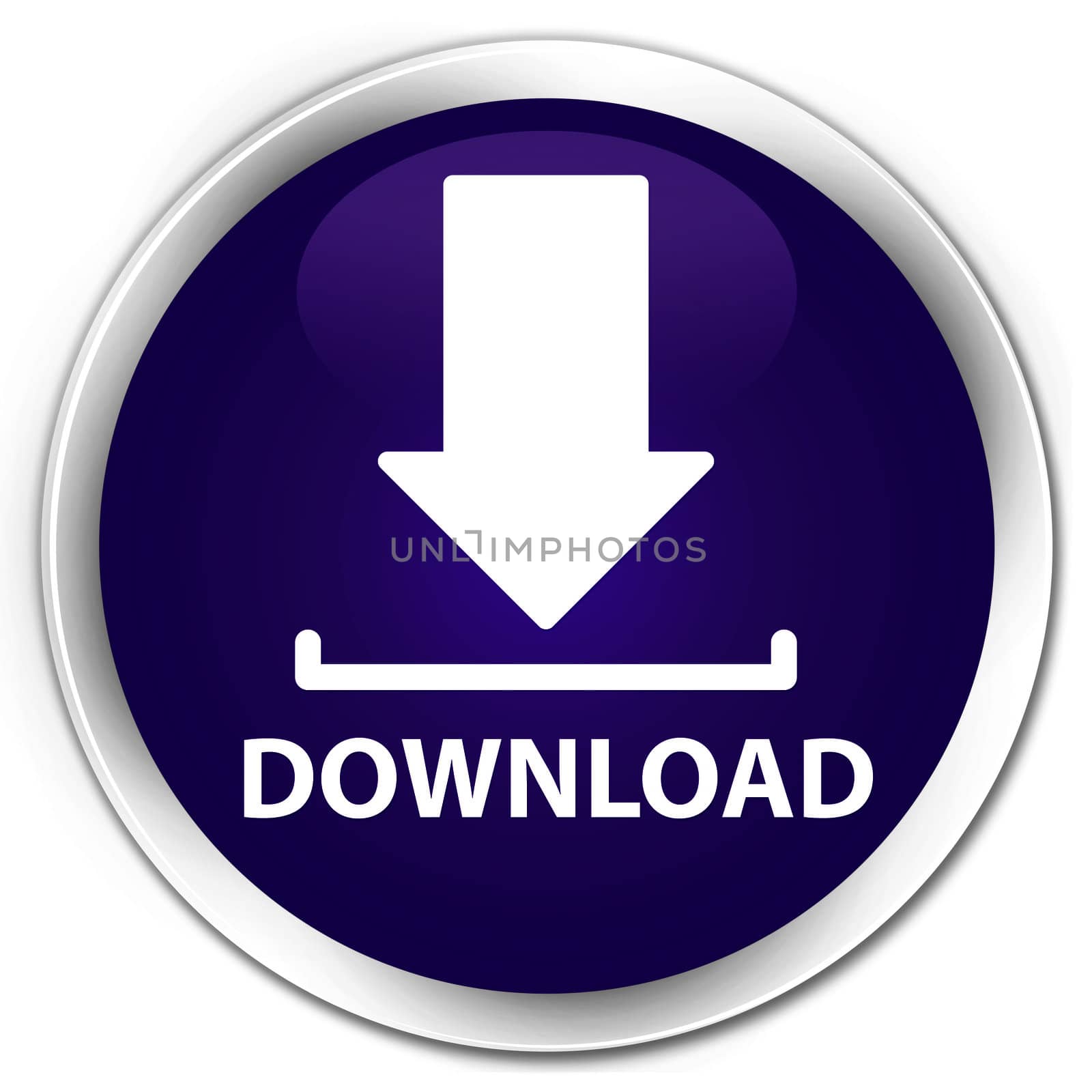Download glossy purple round button