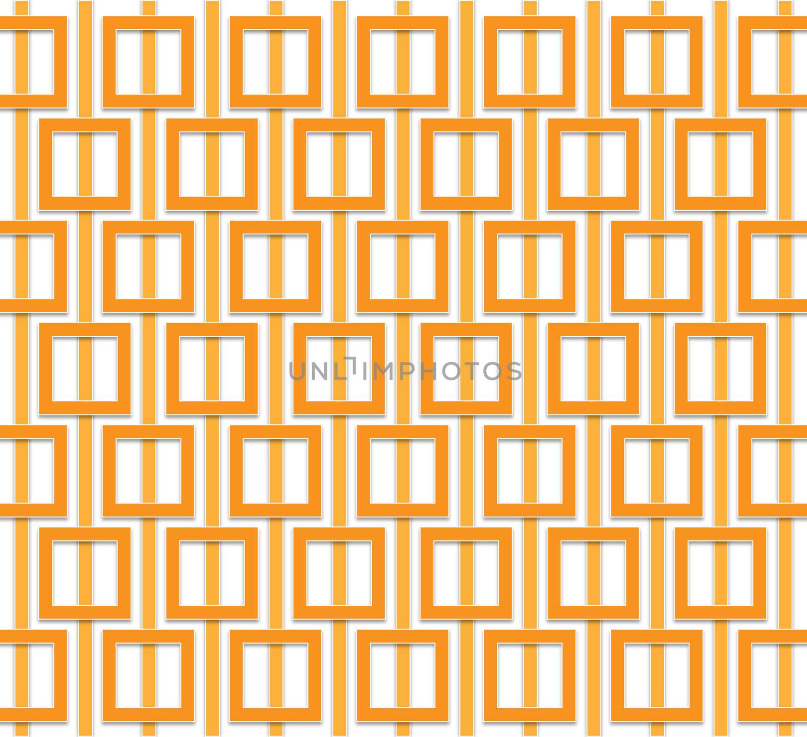 orange square pattern by Ahojdoma