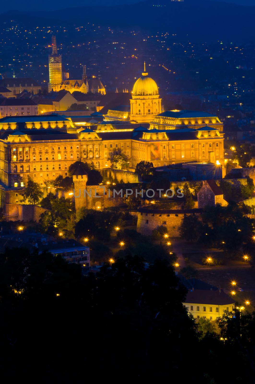 view of the castle of Budapest, Hungary