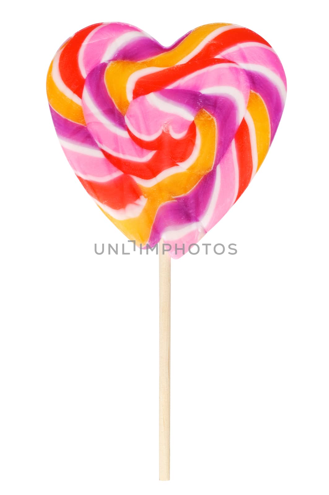 Heart-Shaped Lollipop by petr_malyshev