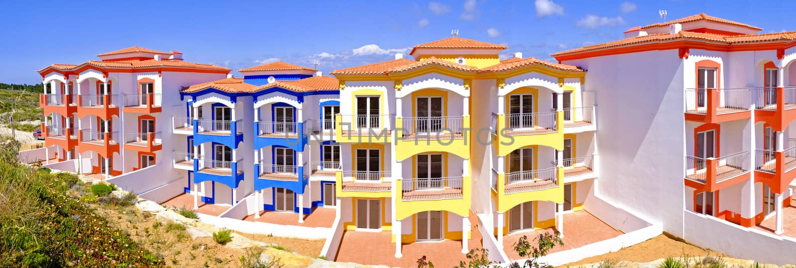 Colorful new  appartments in the countryside