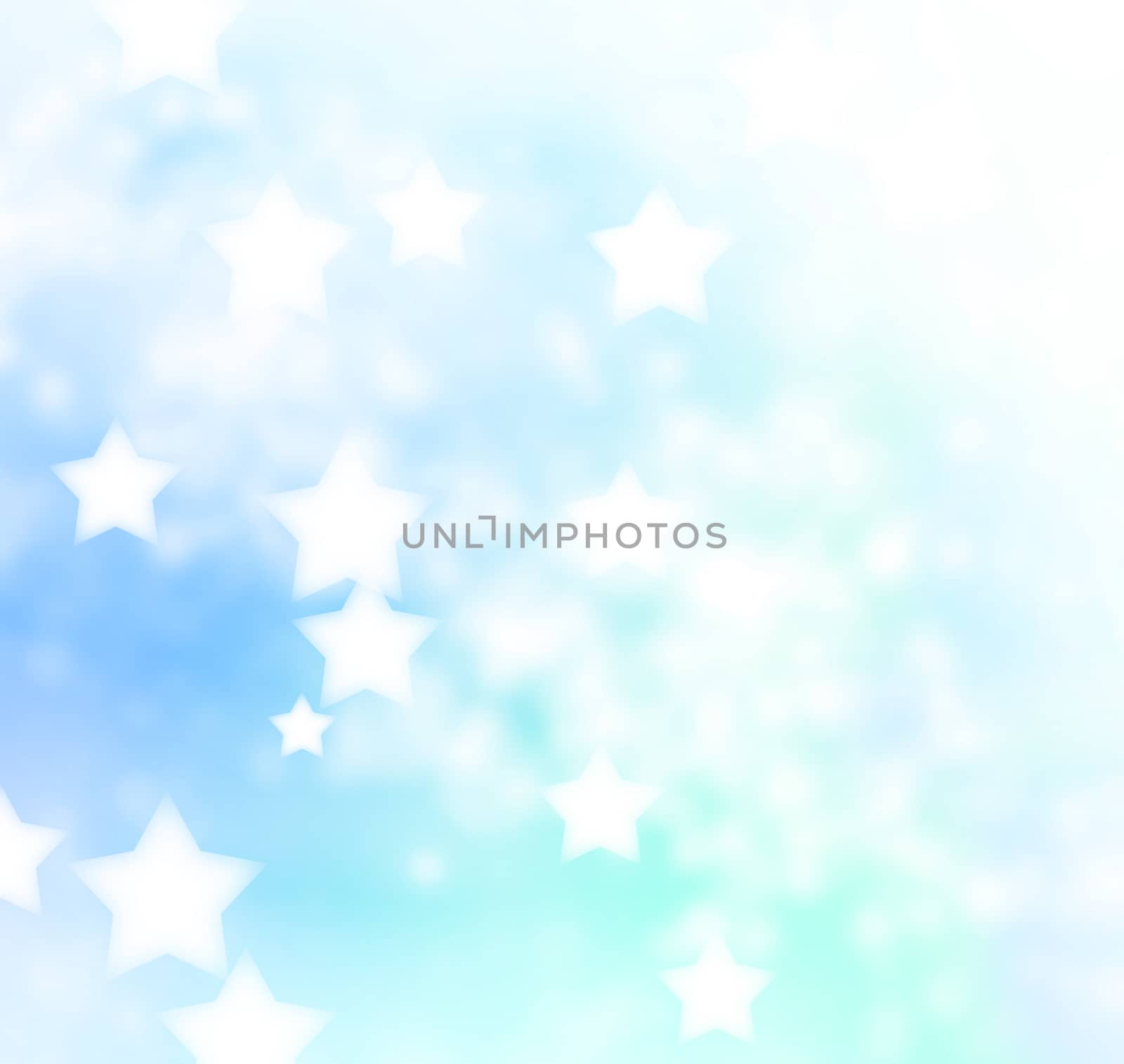 Blue Star Lights Background  by melpomene