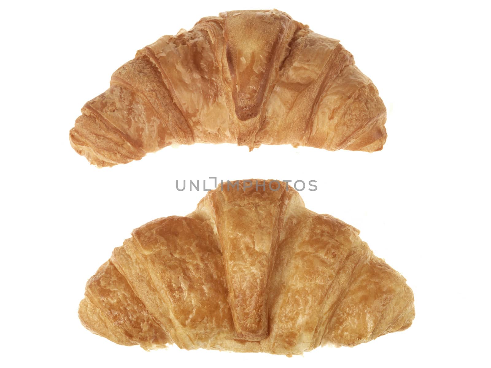 Croissants Isolated White Background