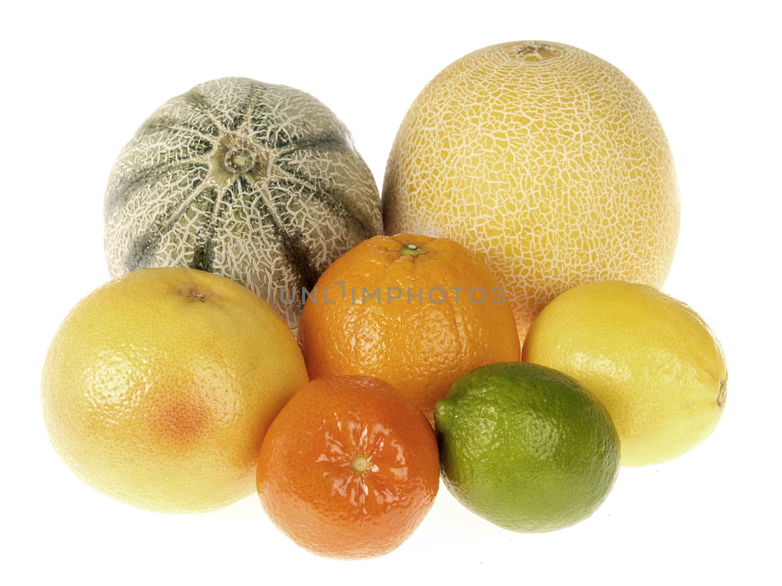 Assorted Selection of Tropical Fresh Ripe Juicy Healthy Citrus Fruit