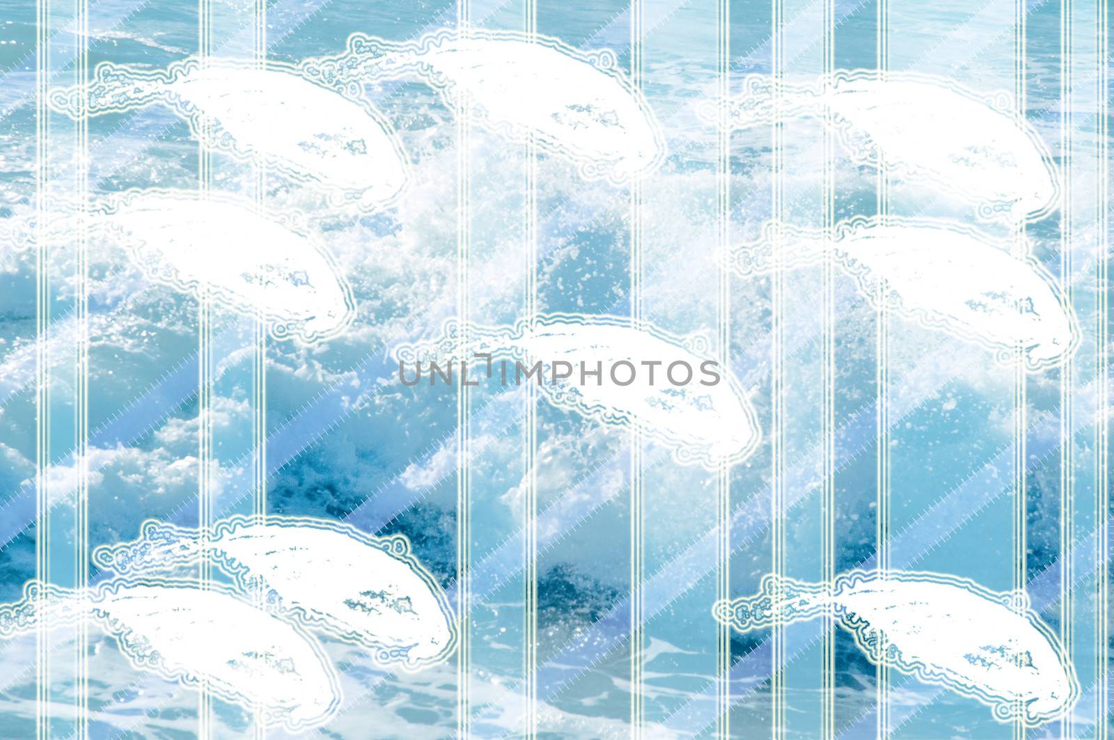 Abstract elegance seamless pattern background .
