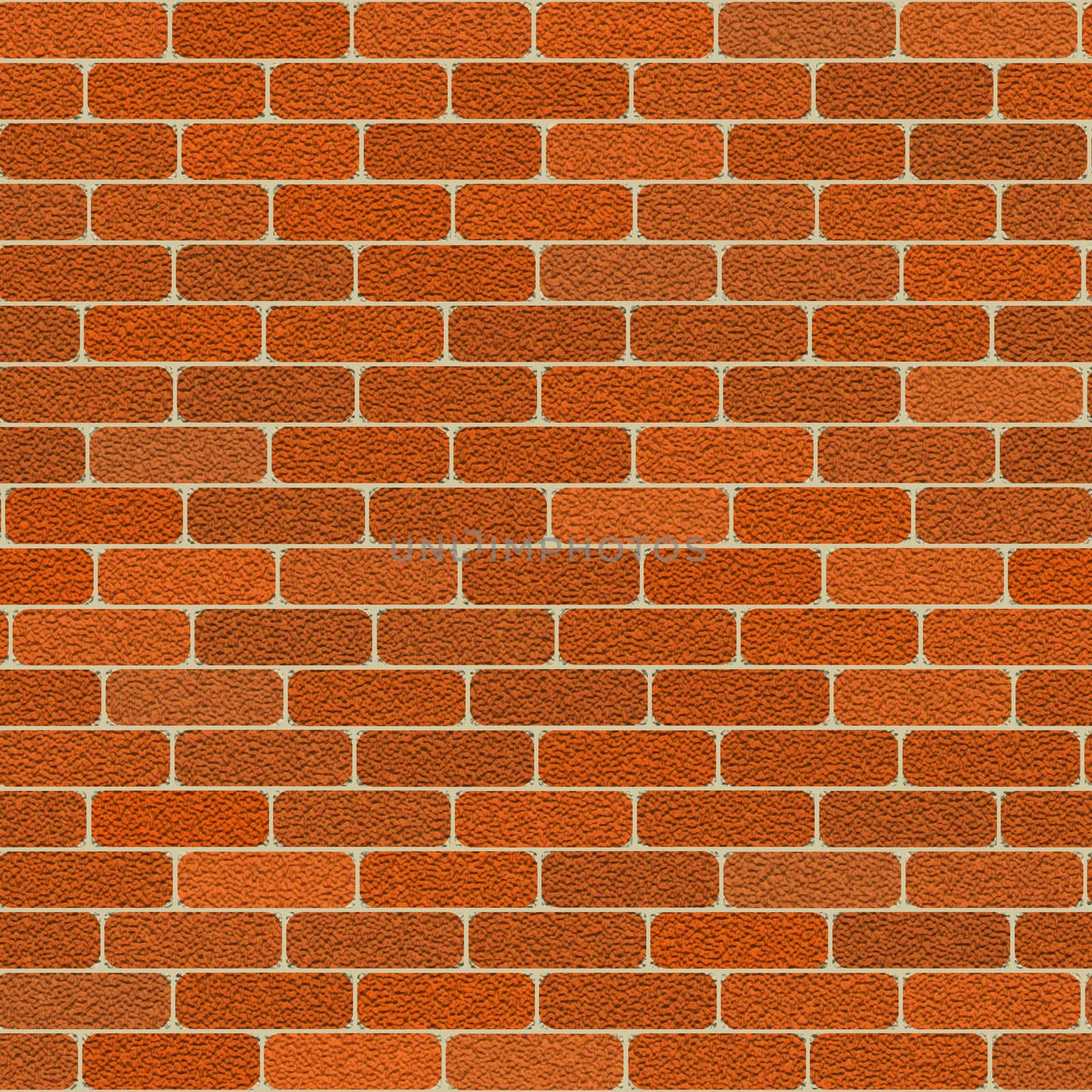 Seamless computer generated high quality brick wall texture background