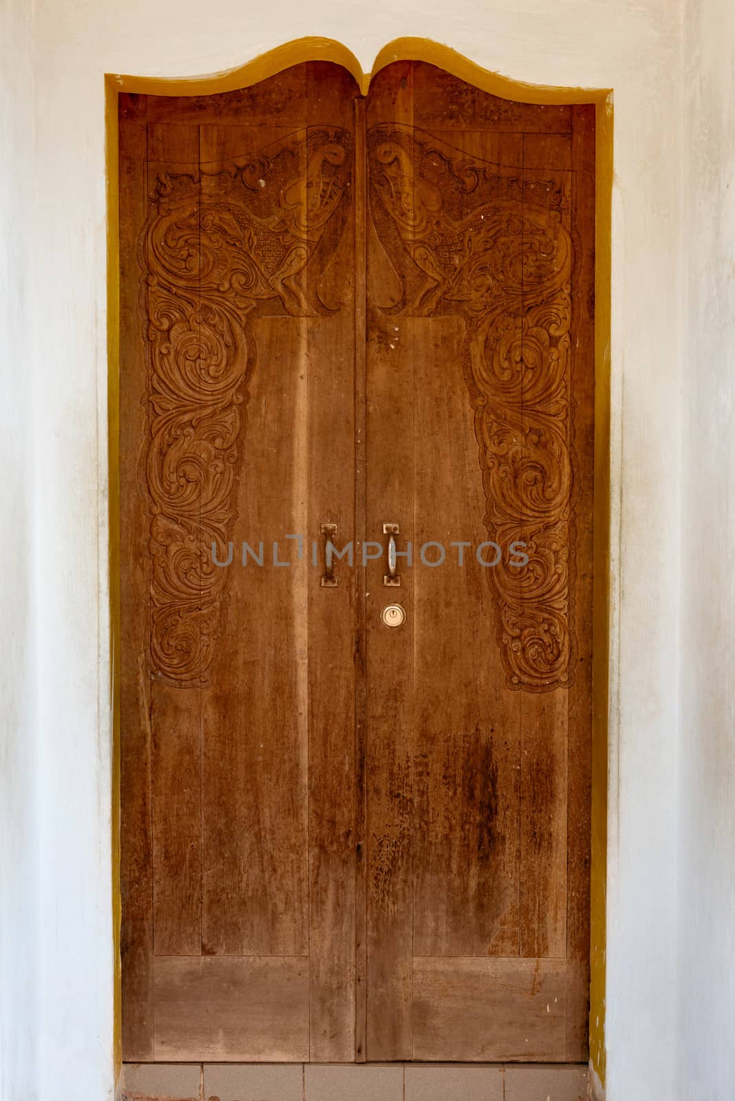 Old grunge wooden door by iryna_rasko