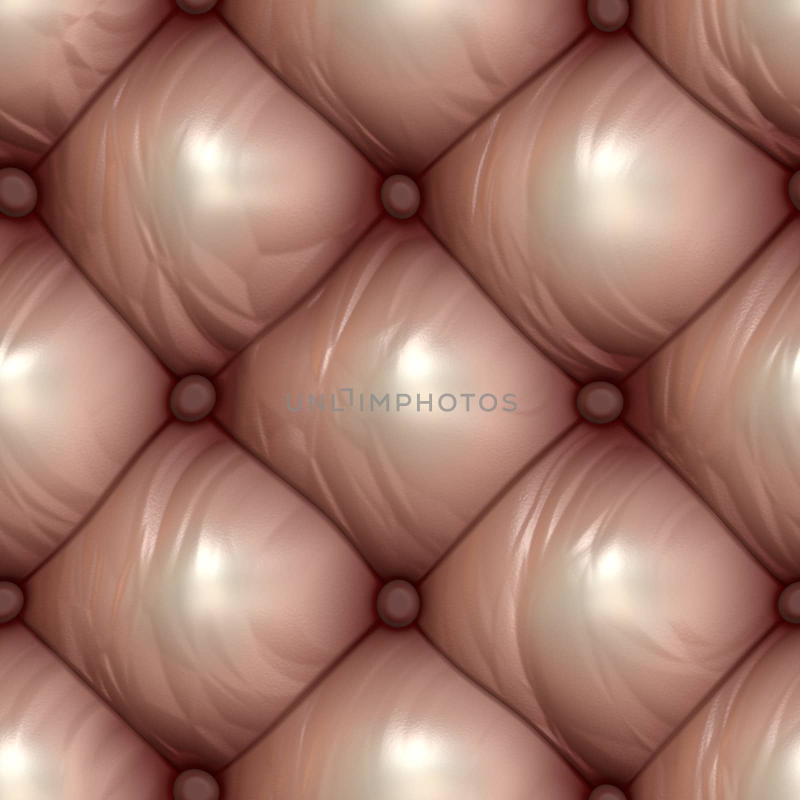 Seamless computer generated high quality texture of padding cushion