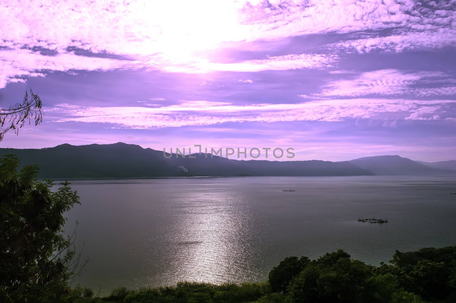 Lake Toba, Evening. Samosir Island, North Sumatra, Indonesia.