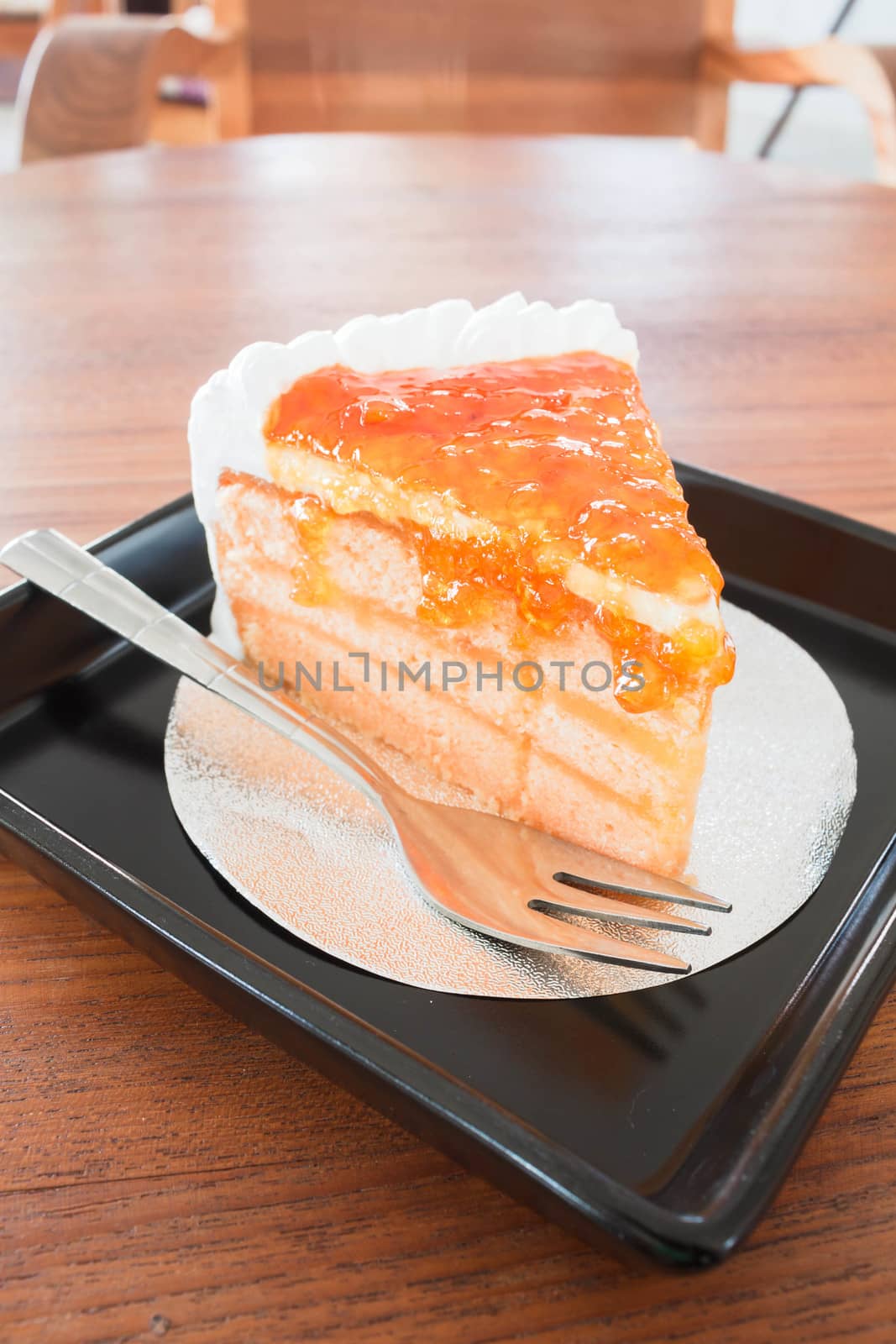 Homemade orange marmalade cake