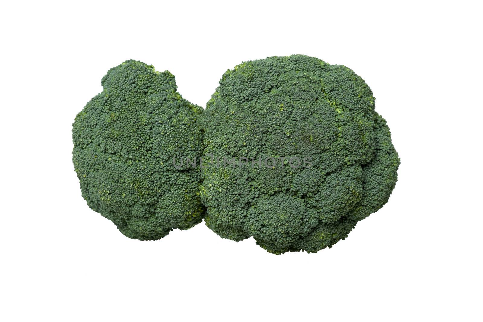 Broccoli vegetable isolated on white by stockyimages