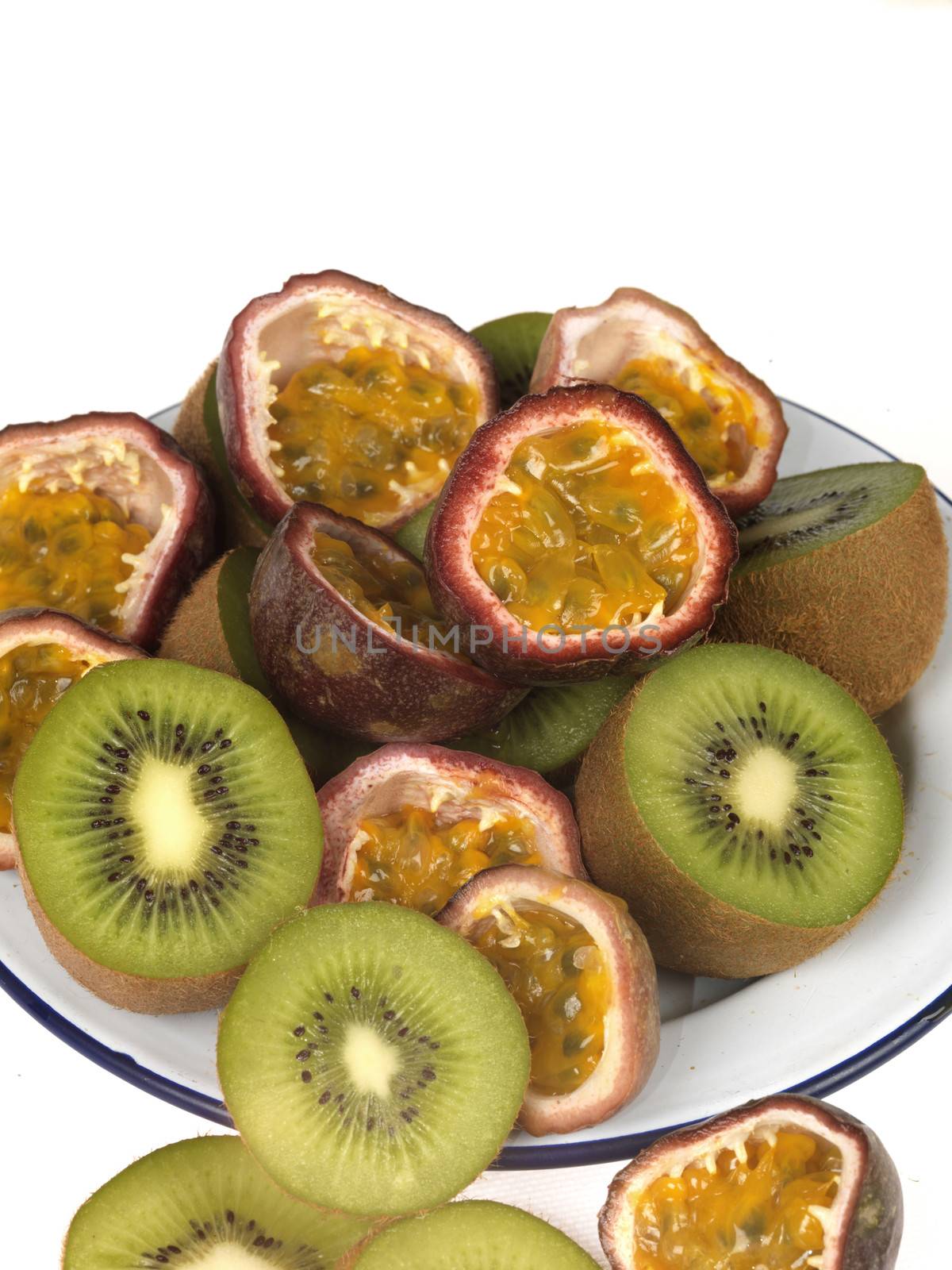 Kiwi and Passion Fruits