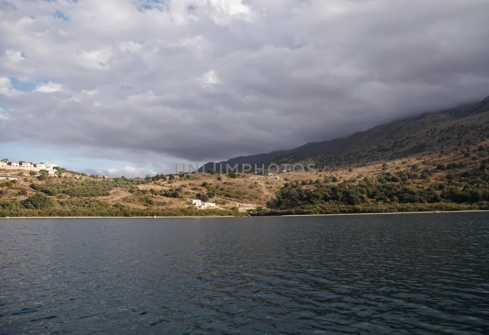 Lake Kournas, Crete, Greece. by LarisaP