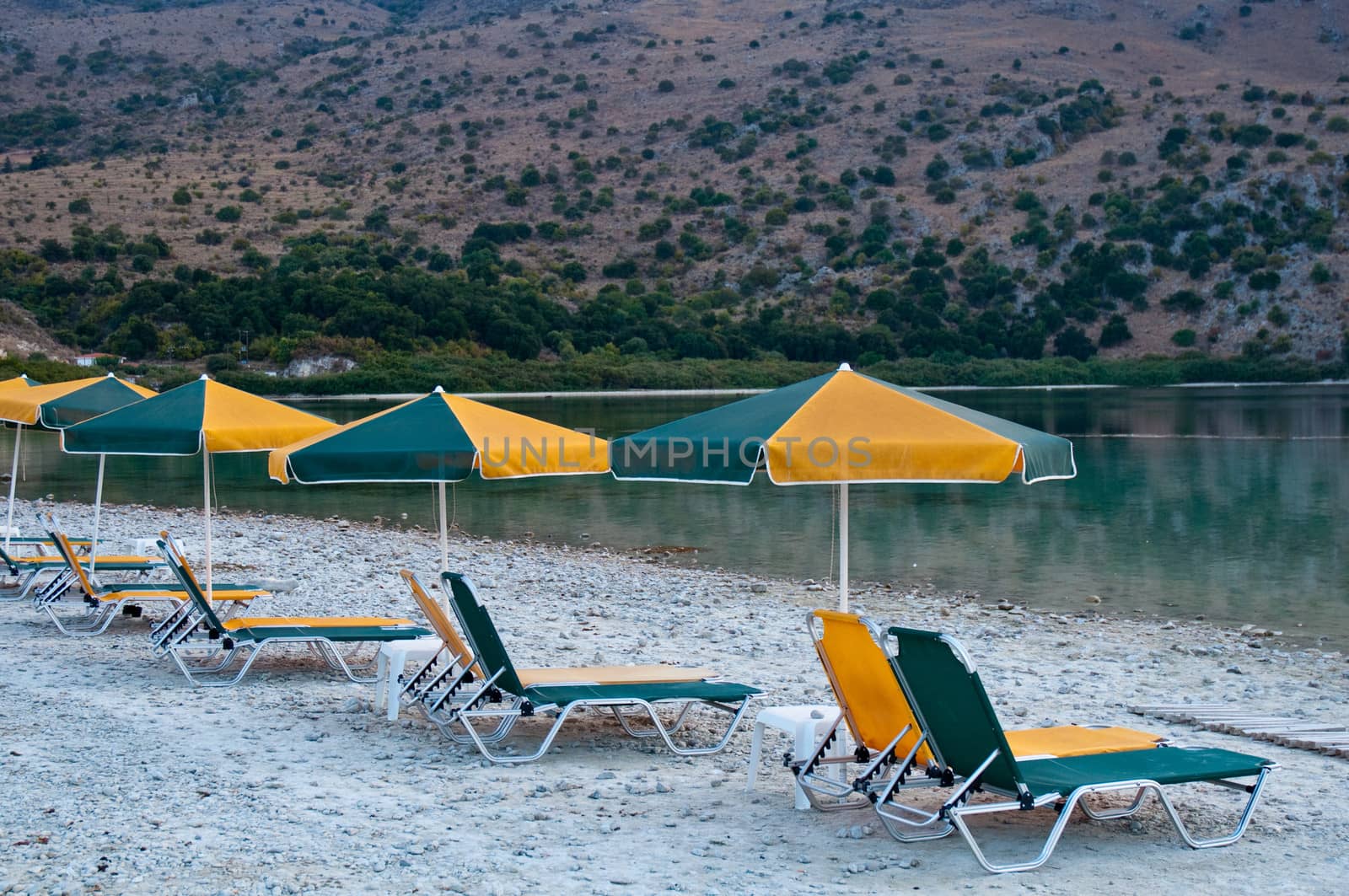 The only fresh water lake in Crete - Lake Kournas.