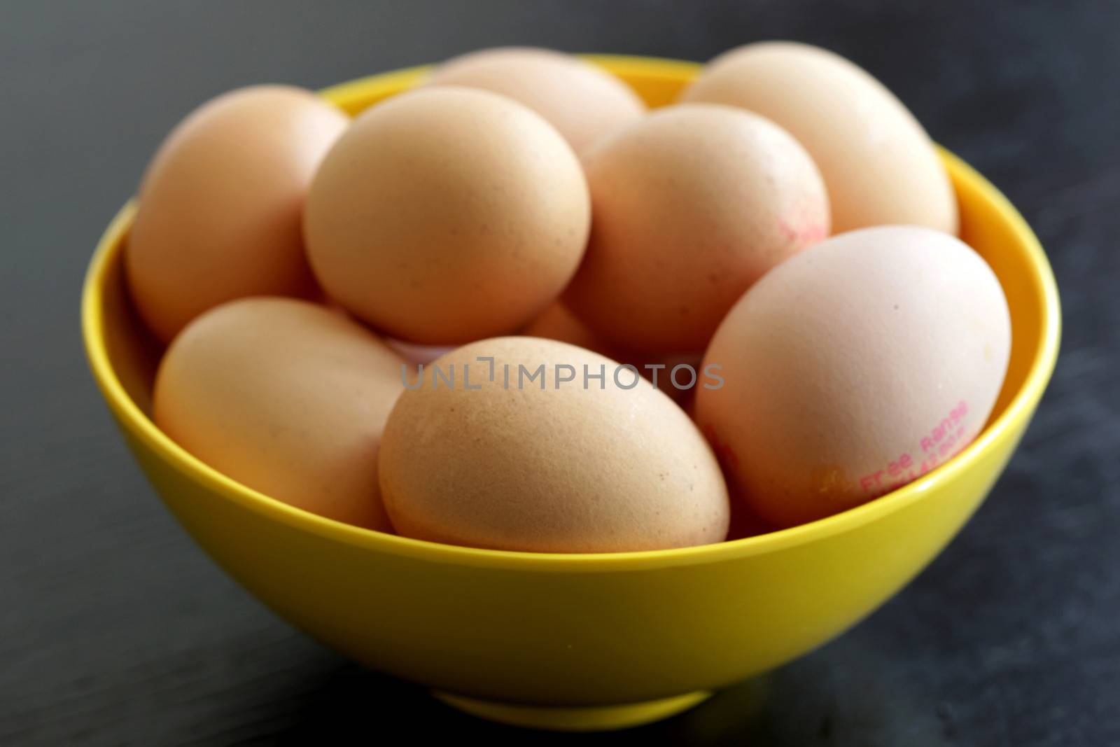 Bowl of Free Range Eggs