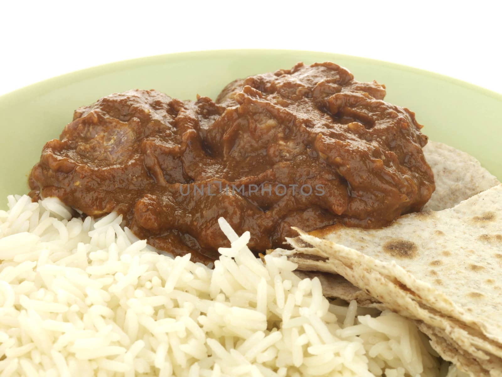 Beef Madras with Basmati Rice