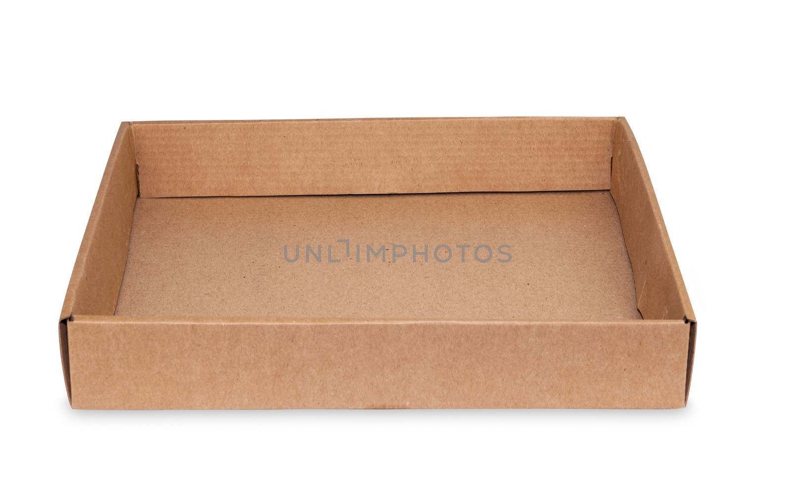 cardboard box on white background. by Zhukow