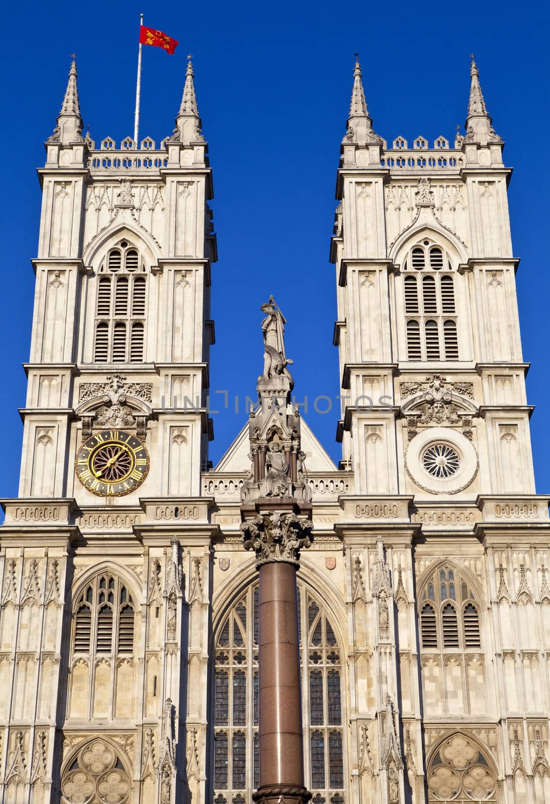 Westminster Abbey in London.