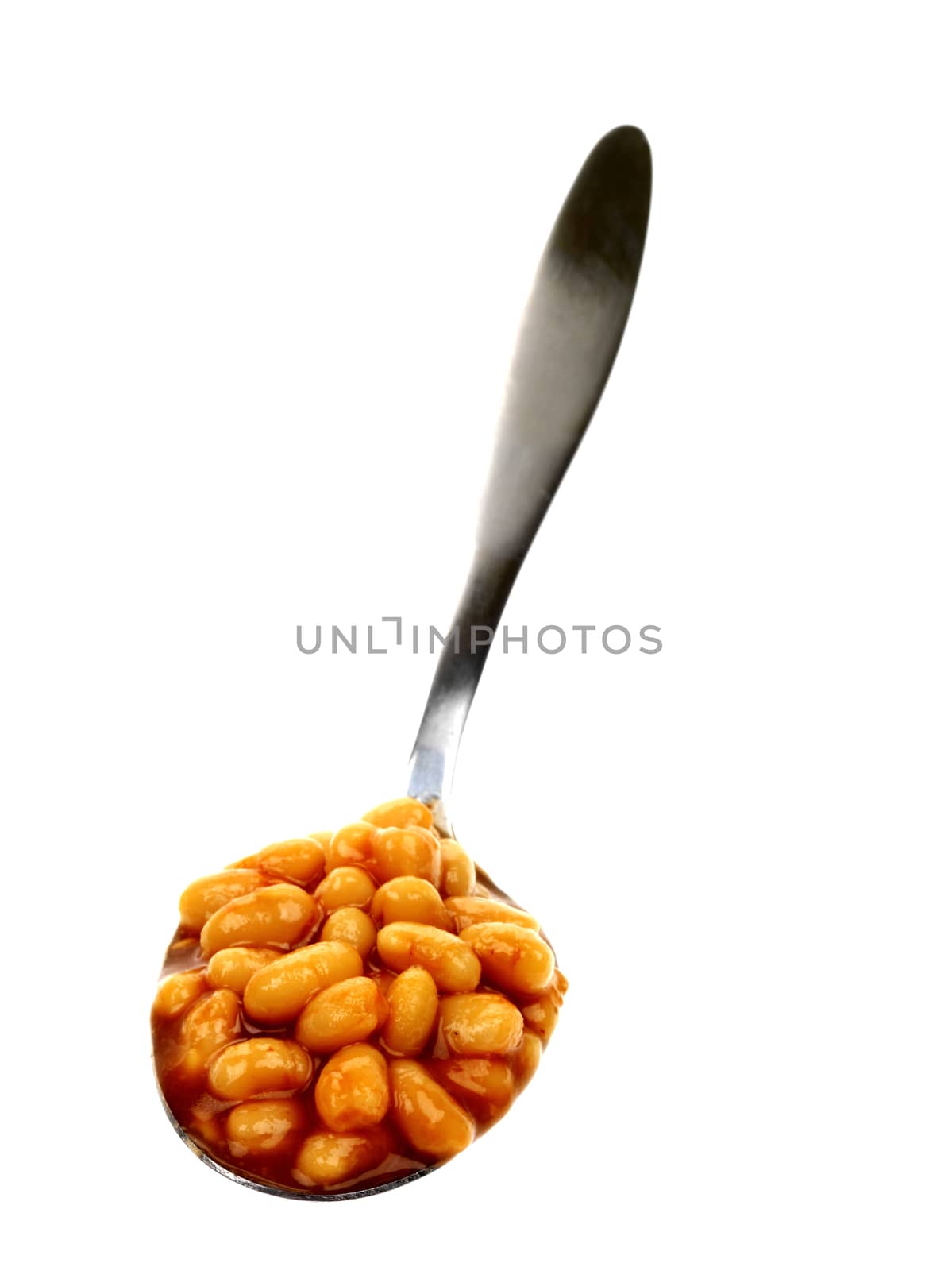 Tablespoon of Baked Beans by Whiteboxmedia