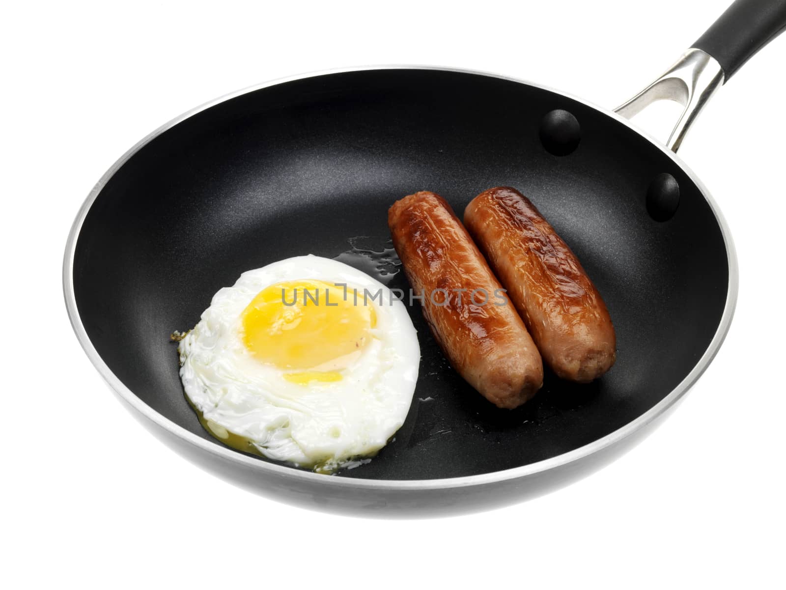 Frying Sausages and Egg