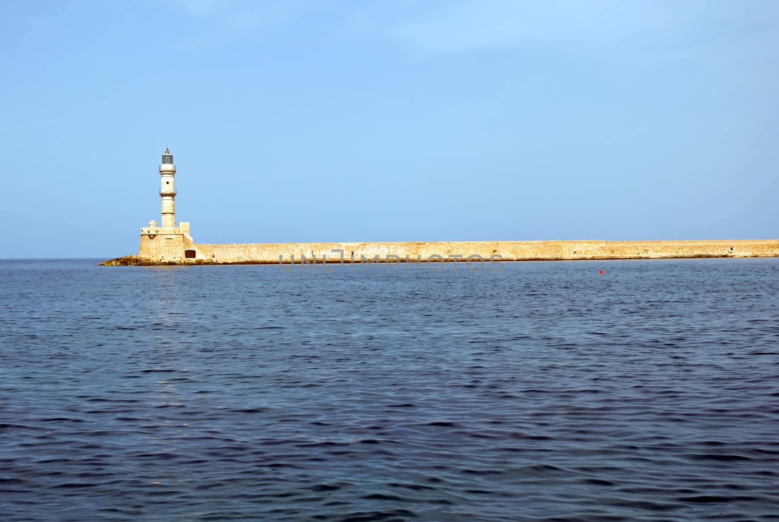 Venetian harbour in Chania city in Crete . by LarisaP