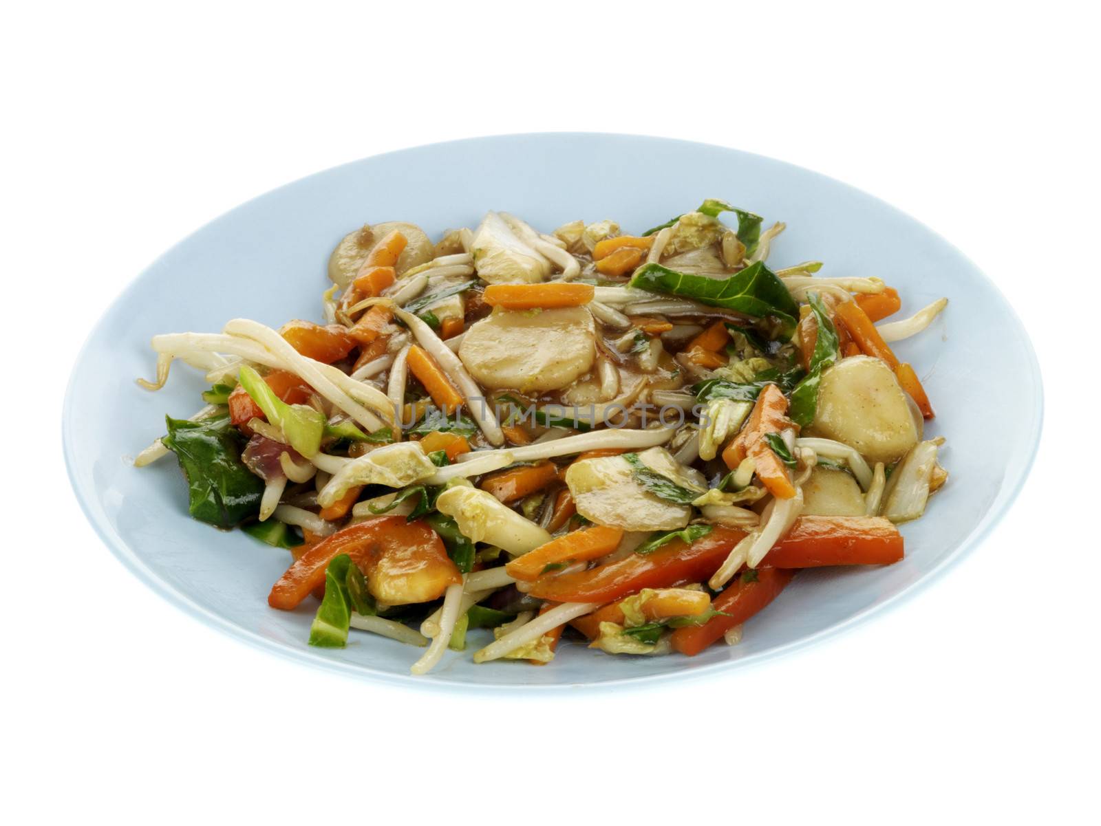 Stirfry Vegetables in Chow Mein Sauce by Whiteboxmedia