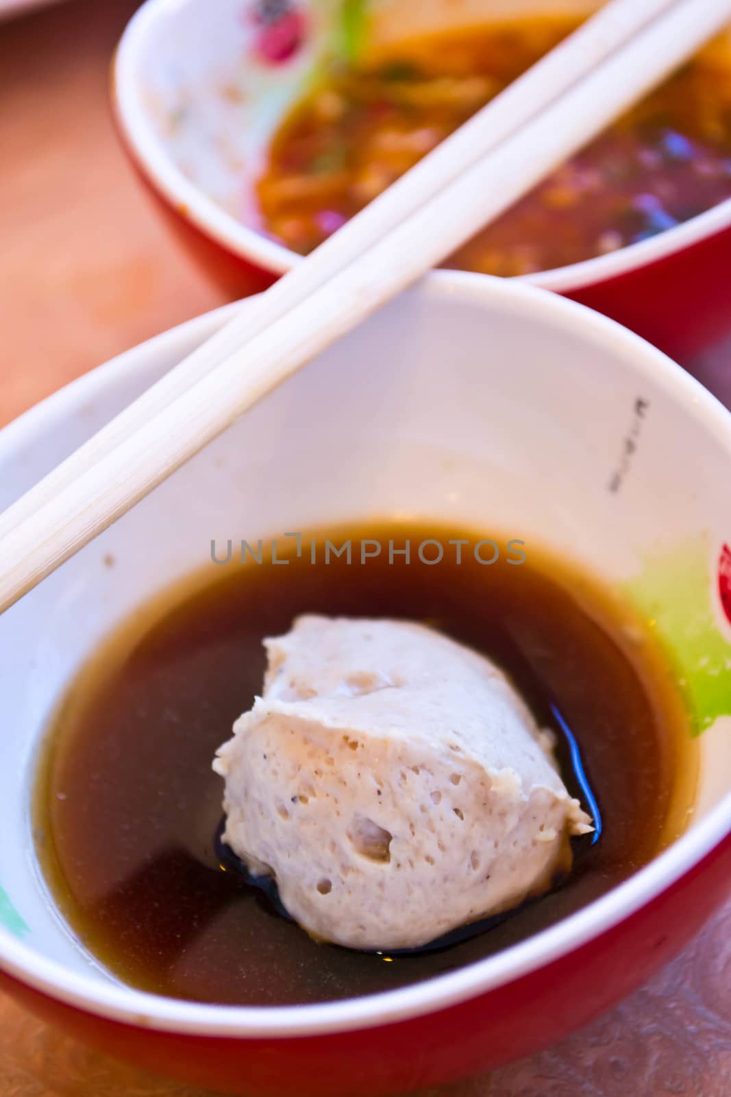 Meatballs with sauce in a bowl