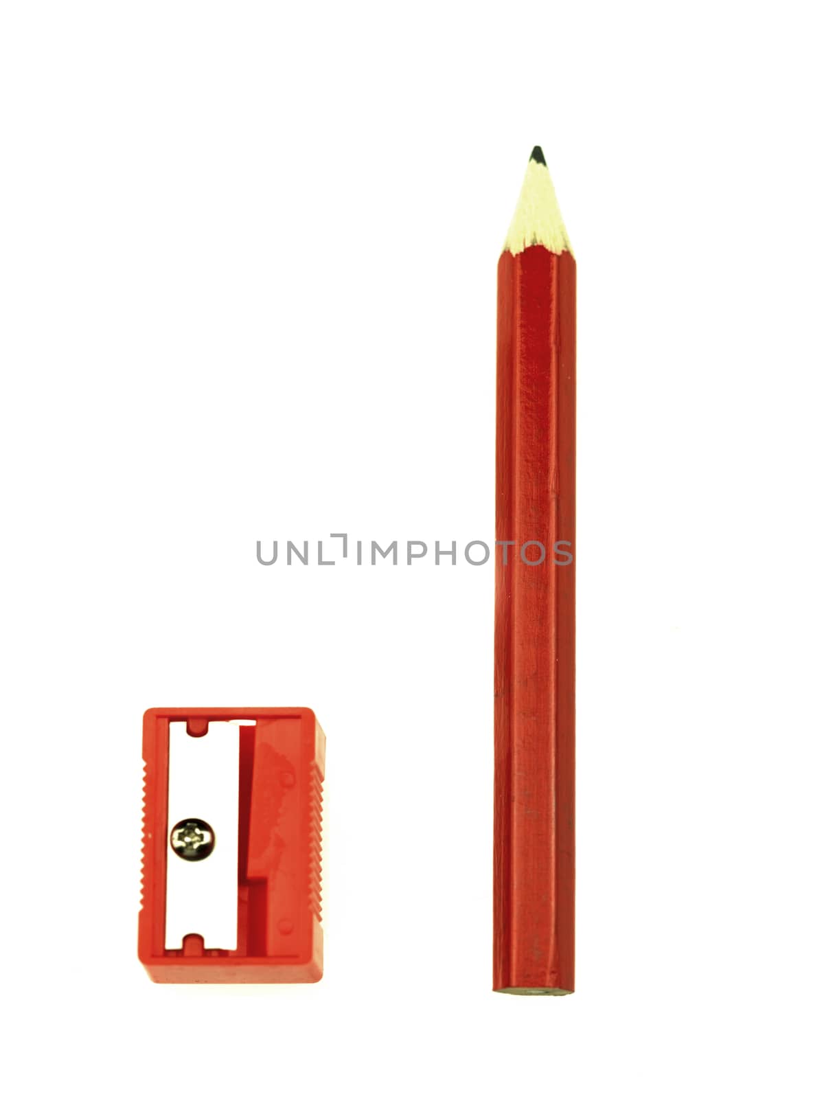 Childrens Pencil and sharpener Stationery by Whiteboxmedia