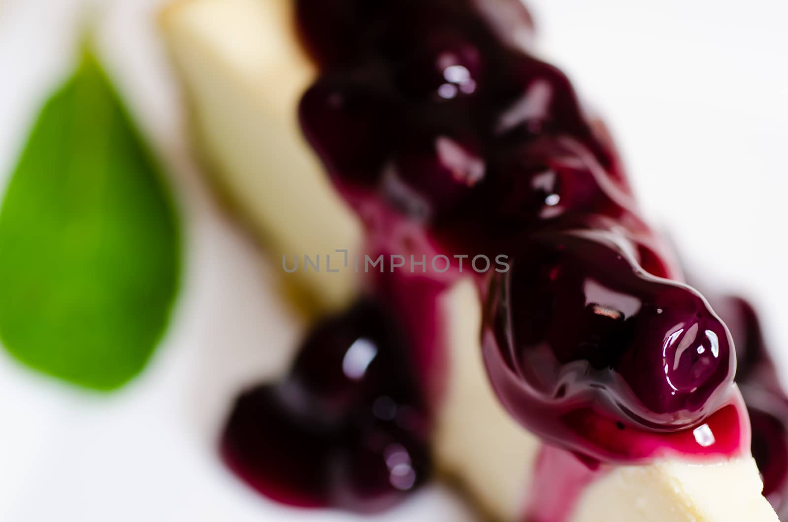 Blueberry Cheesecake Closeup by dehooks