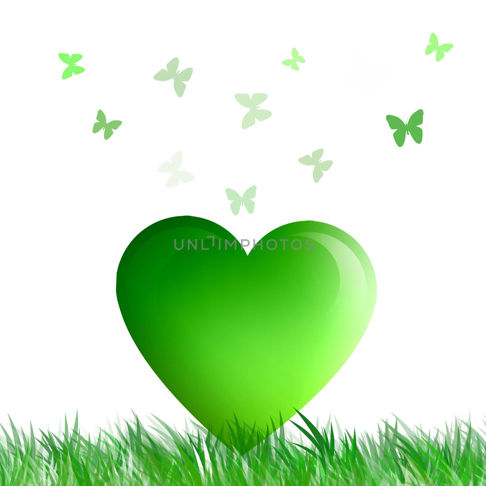 green heart fot ecology