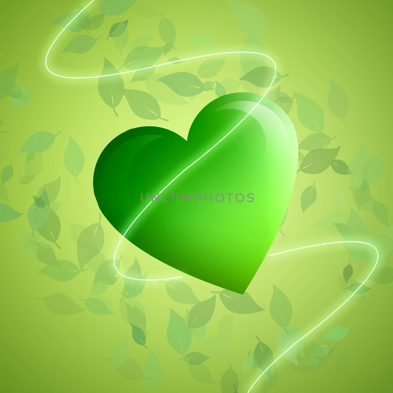 Green heart for ecology by sognolucido