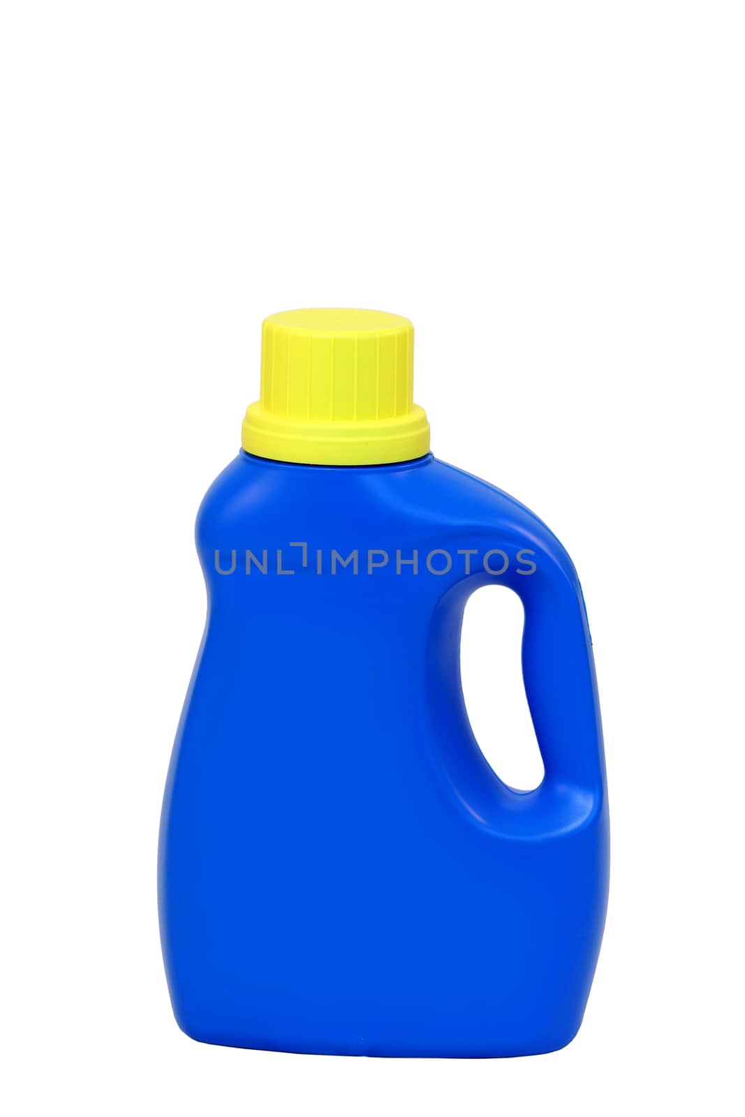 a isolated Laundry detergent bottle