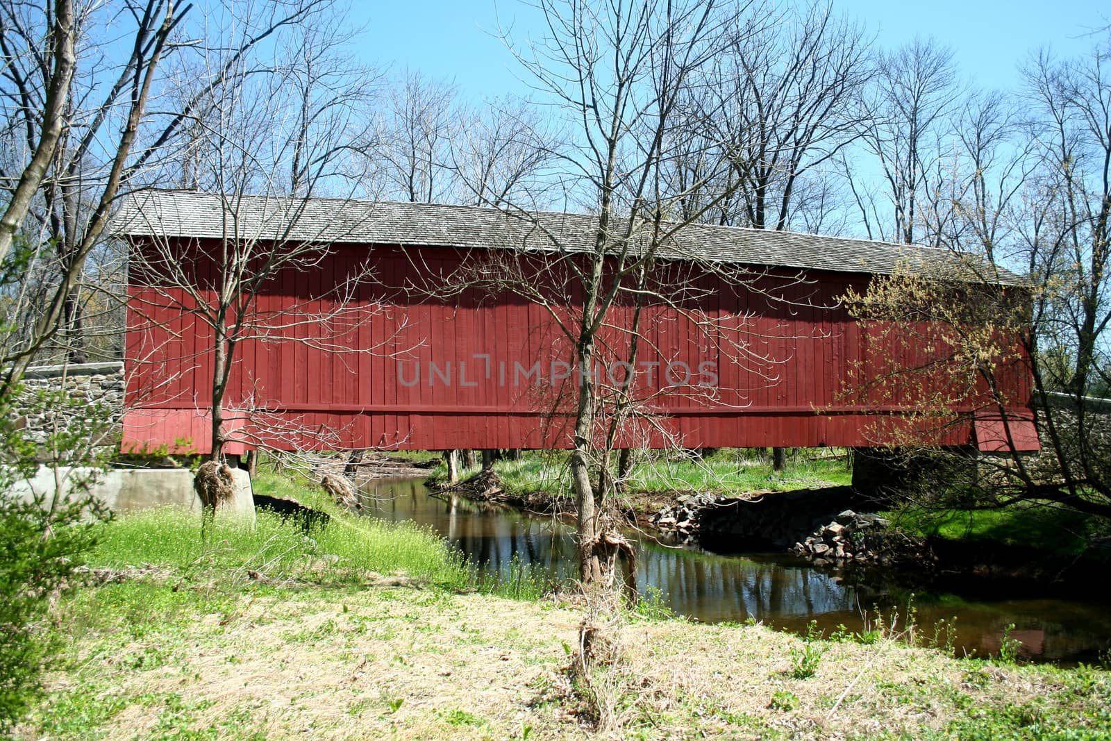 Van Sandt covered bridge by njnightsky