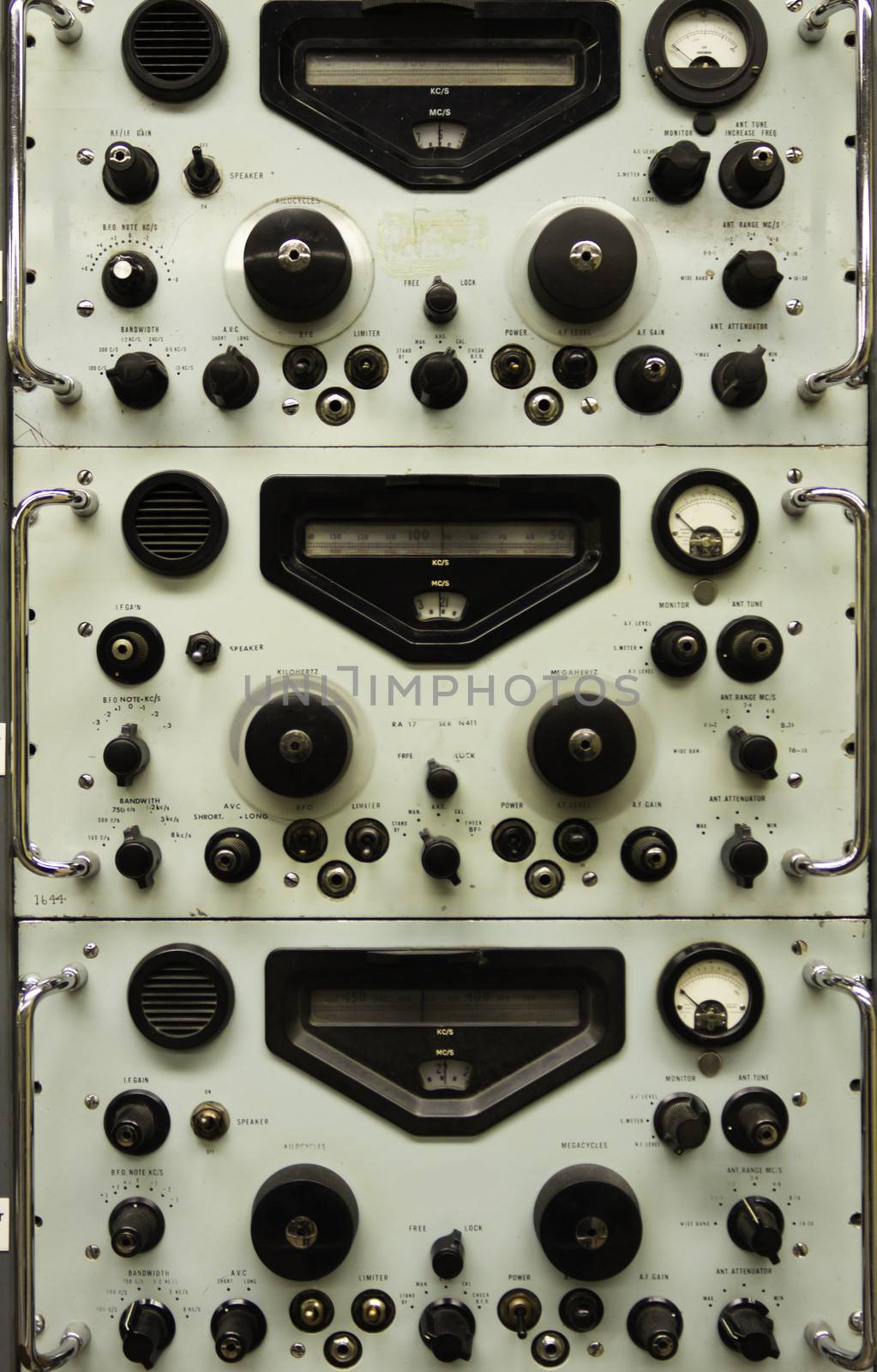 Vintage instrument panel