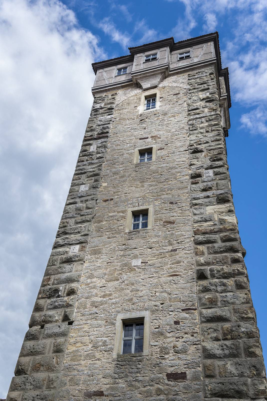 Tower in Rothenburg ob der Tauber, Bavaria, Germany