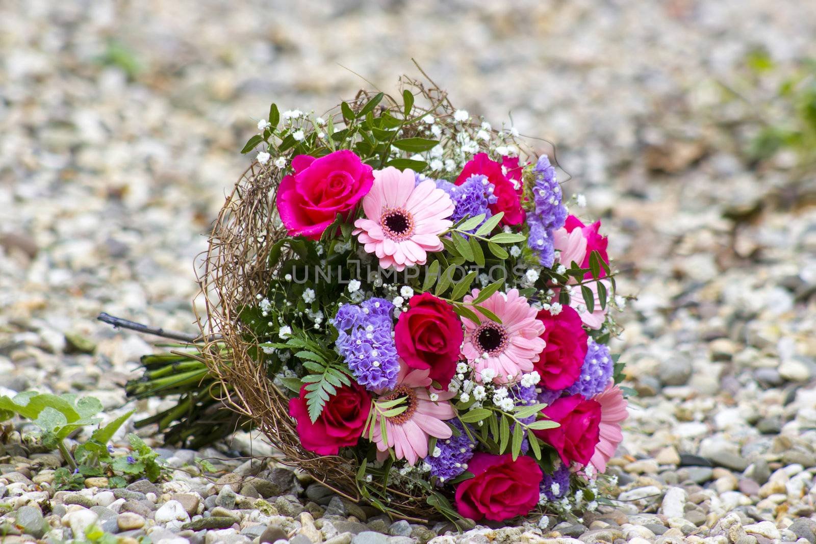 bouquet of colourful flowers