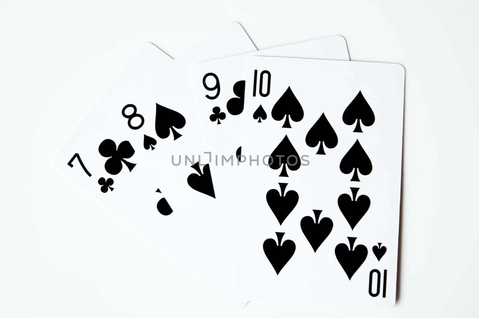 poker cards on the table ready to play