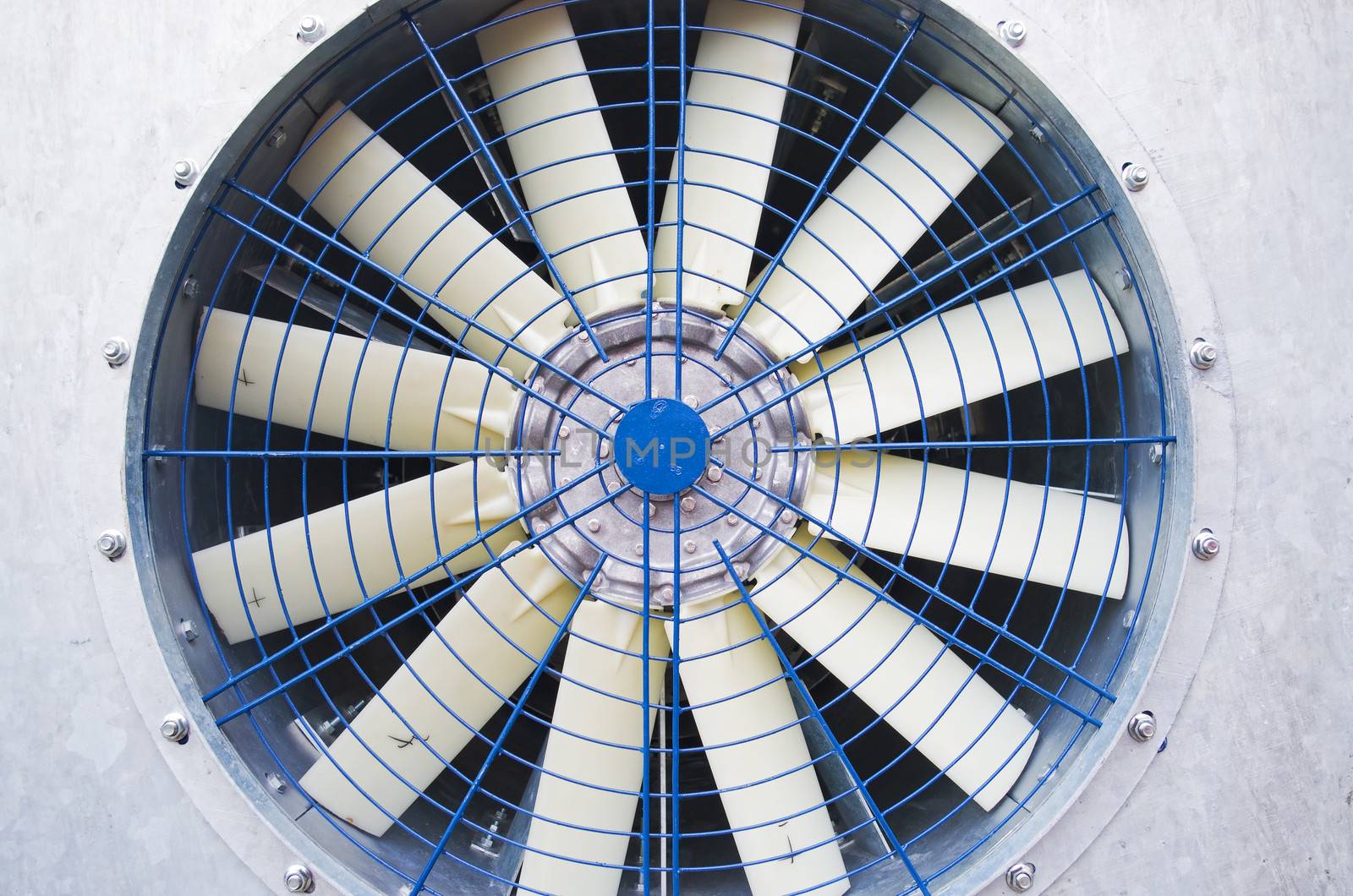 The old big industrial fan 