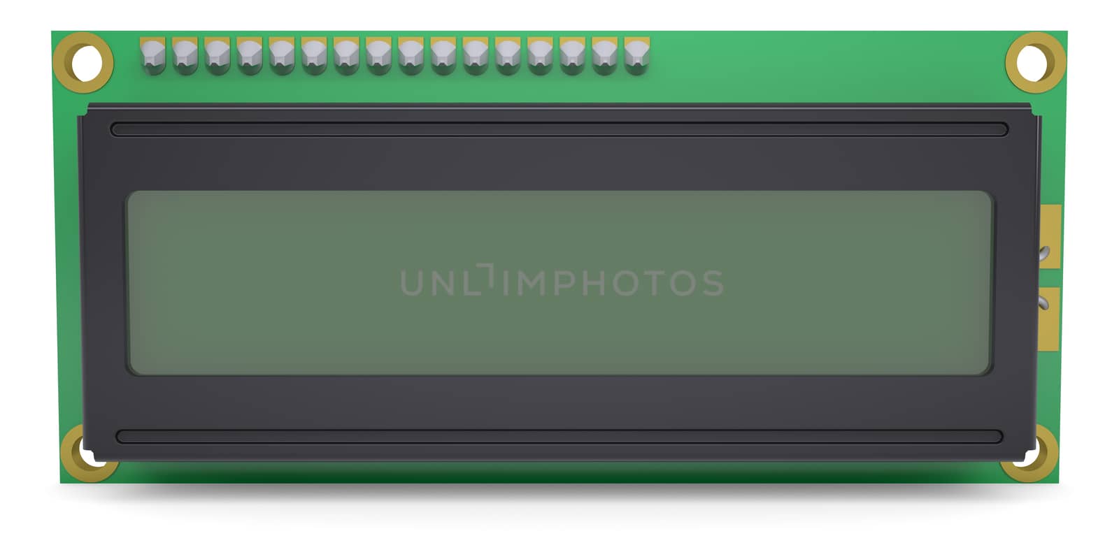 LCD Character Module Display by cherezoff