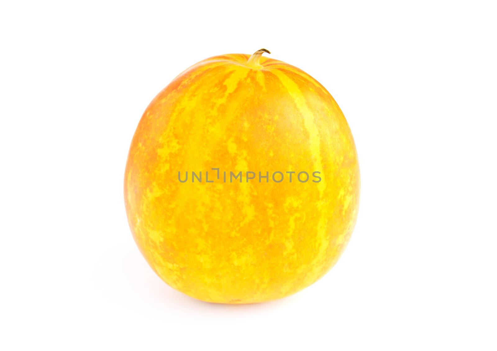 Cantaloupe melone isolated on white background