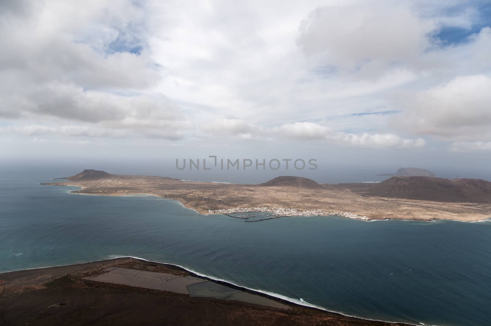 La Graciosa Island seen from the viewpoint of Lanzarote