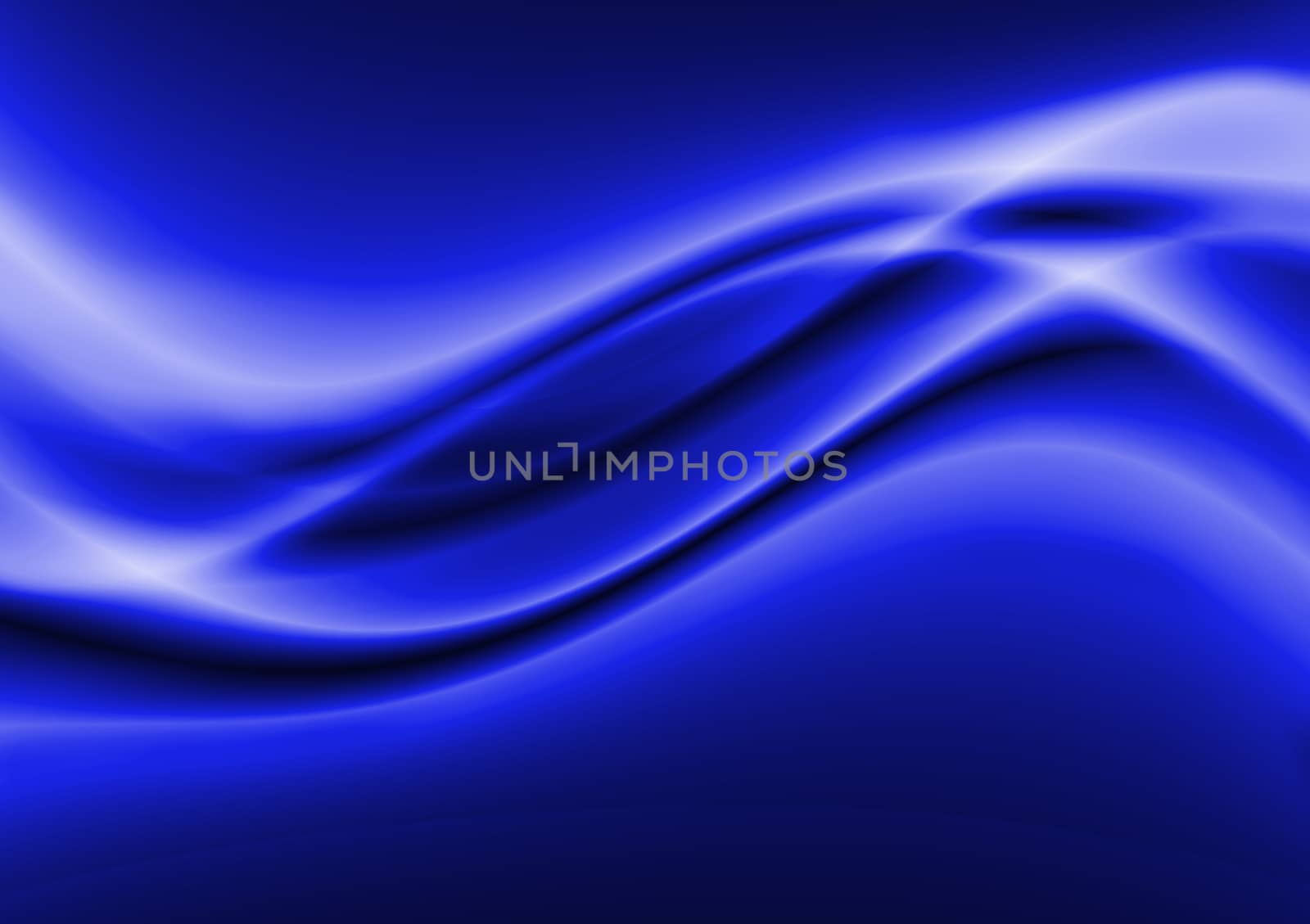 Abstract with curve bright blue background