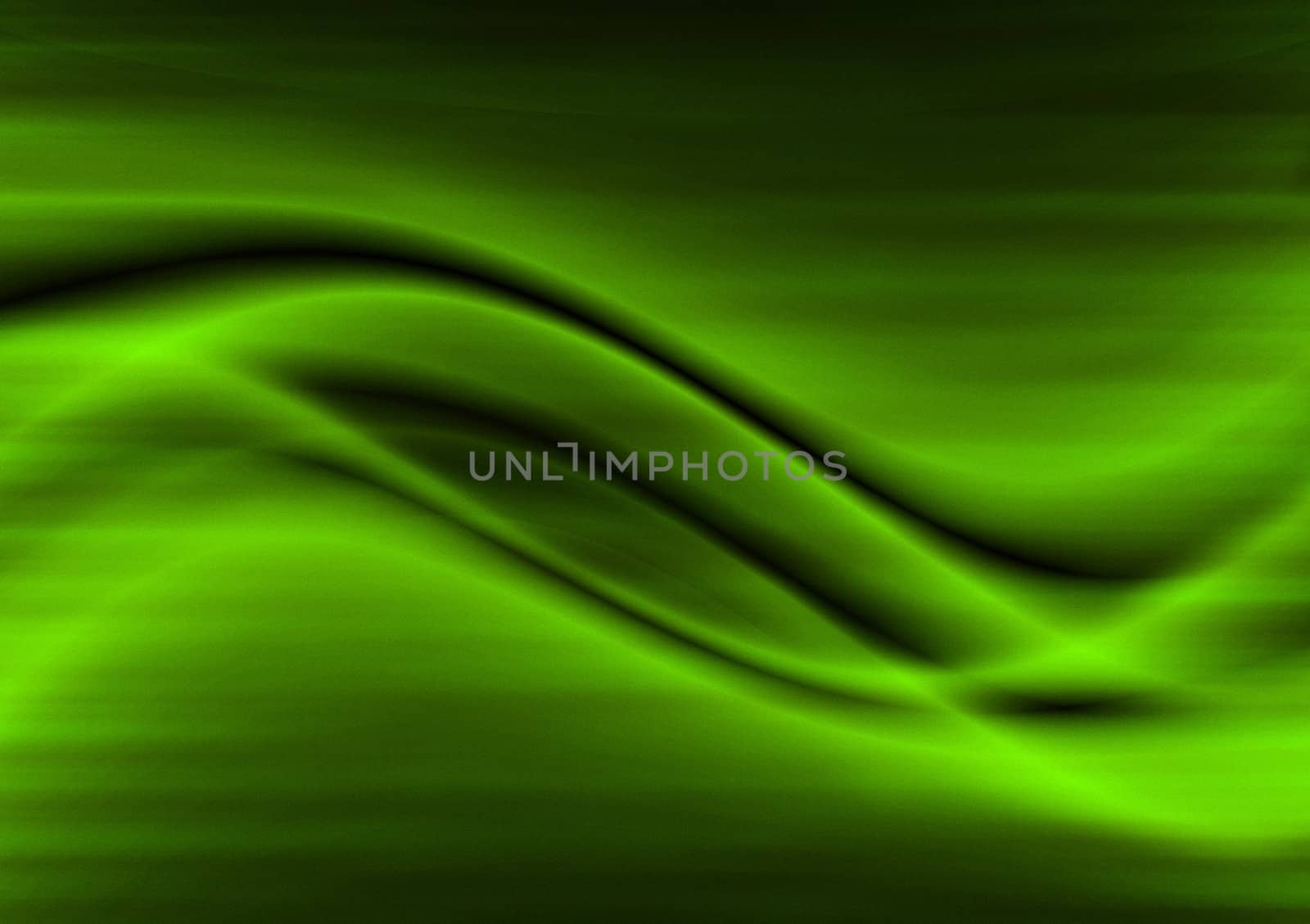 Abstract curve with grunge, green background